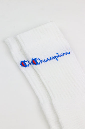 Champion Socks (3 Pack) White NEW